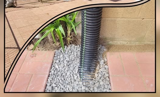 Paver patio with a drainage solution